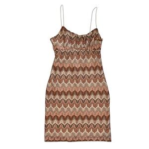 Womens no comment sexy chevron print bodycon mini dress